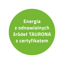 Energia z odnawialnych źródeł TAURONA z certyfikatem